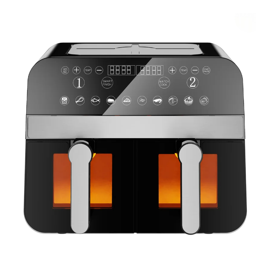 Еър Фритюрник с две кошници  - Window AirFryer Comfy Nest 2400W Black - 9L