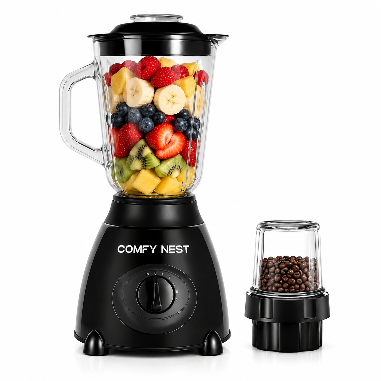 Стъклен блендер 2в1 COMFY NEST